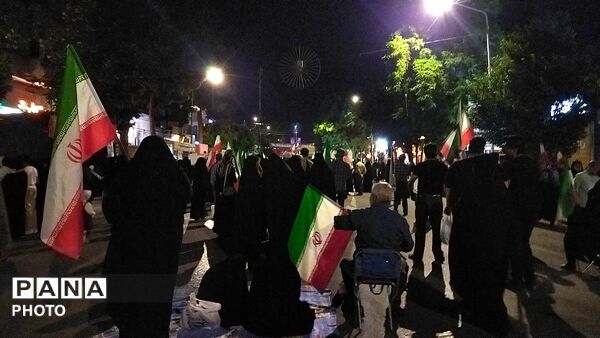 هشتاد و پنجمین شب از شب های مقاومت نیشابور در قاب پانا 