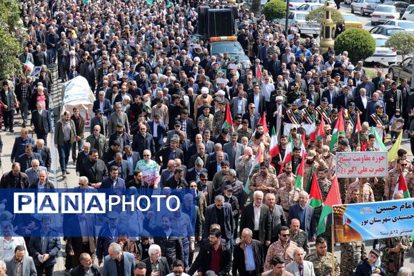 راهپیمایی روز قدس طنین آزادی خواهی برای فلسطین 