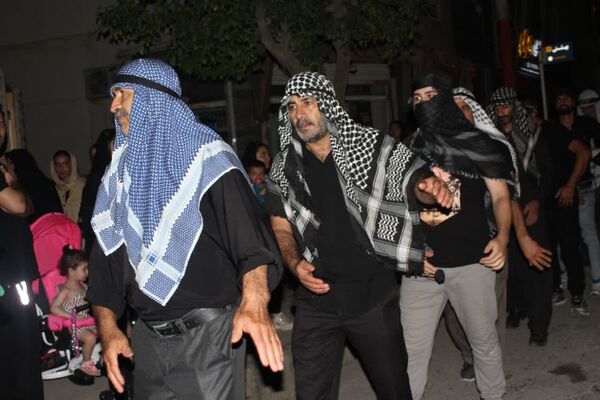 عزاداری نمادین قوم بنی اسد در گلوگاه 