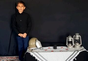 مراسم فاطمیه و یادبود شهید گمنام در اداره آموزش و پرورش ناحیه یک یزد