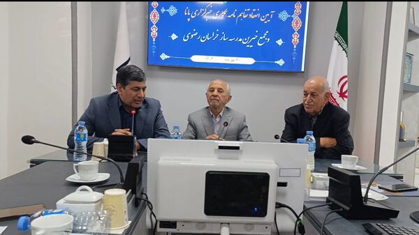 افتتاح اتاق خبر در مجمع خیرین مدرسه ساز خراسان رضوی 