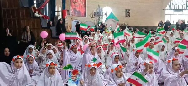 مراسم جشن عبادت ۲۵۰ دانش‌‎آموز پایه سوم مدارس ابتدایی دخترانه شهرستان رابر 