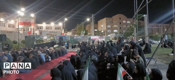 مراسم عزاداری و اجتماعات شبانه مردم مهستان  در دومین شب محرم 