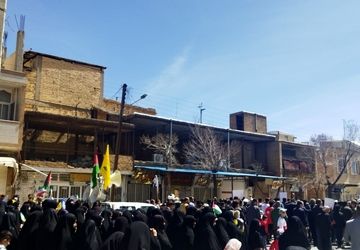 فریاد مرگ بر اسراییل در شهرستان بن طنین انداز شد