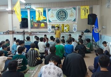 فعالیت هیات دانش‌آموزی در اردوی تشکیلاتی در نیشابور