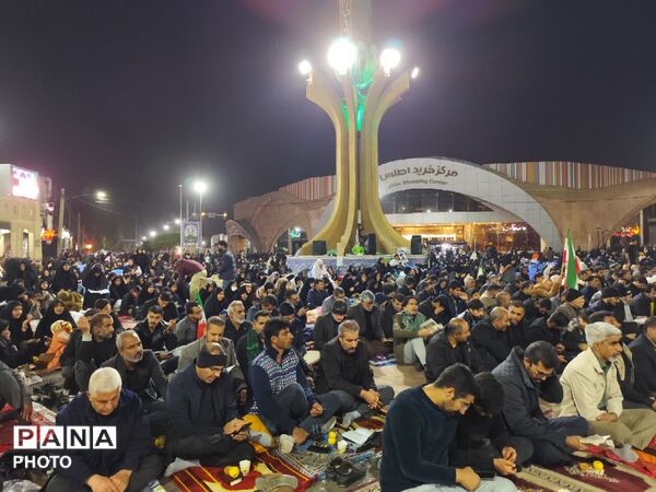 احیای شب بیست و یکم ماه مبارک رمضان در بم
