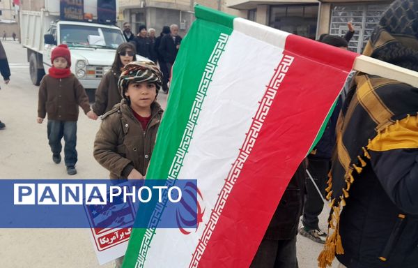 راهپیمایی ۲۲ بهمن در روستای خوی