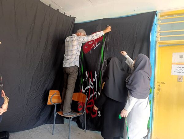 سوگواره فاطمی در دبستان شهید تنیده بندرعباس