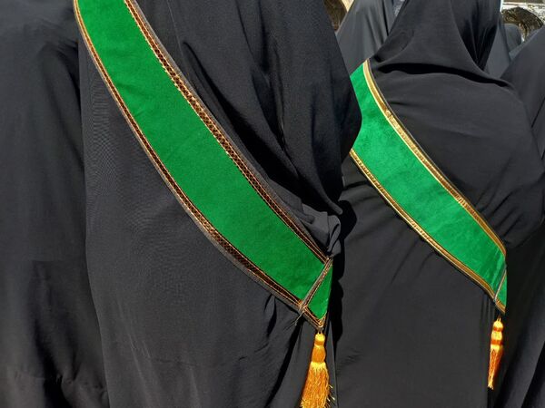 دسته عزاداری بانوان قم در سالروز شهادت امام رضا(ع)