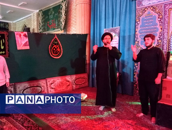 مراسم عزاداری شهادت امام محمد باقر(ع) در شهر جعفریه قم 