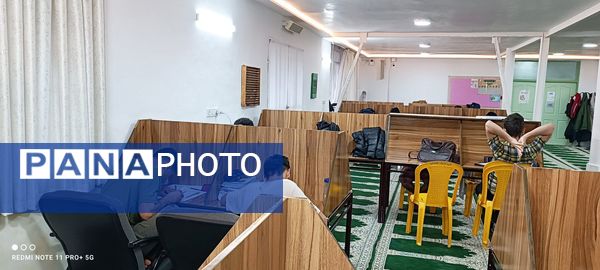 قرائت خانه دبیرستان نمونه آیت‌الله خامنه ای؛ مکانی ایمن و مجهز برای درس خواندن دانش آموزان 