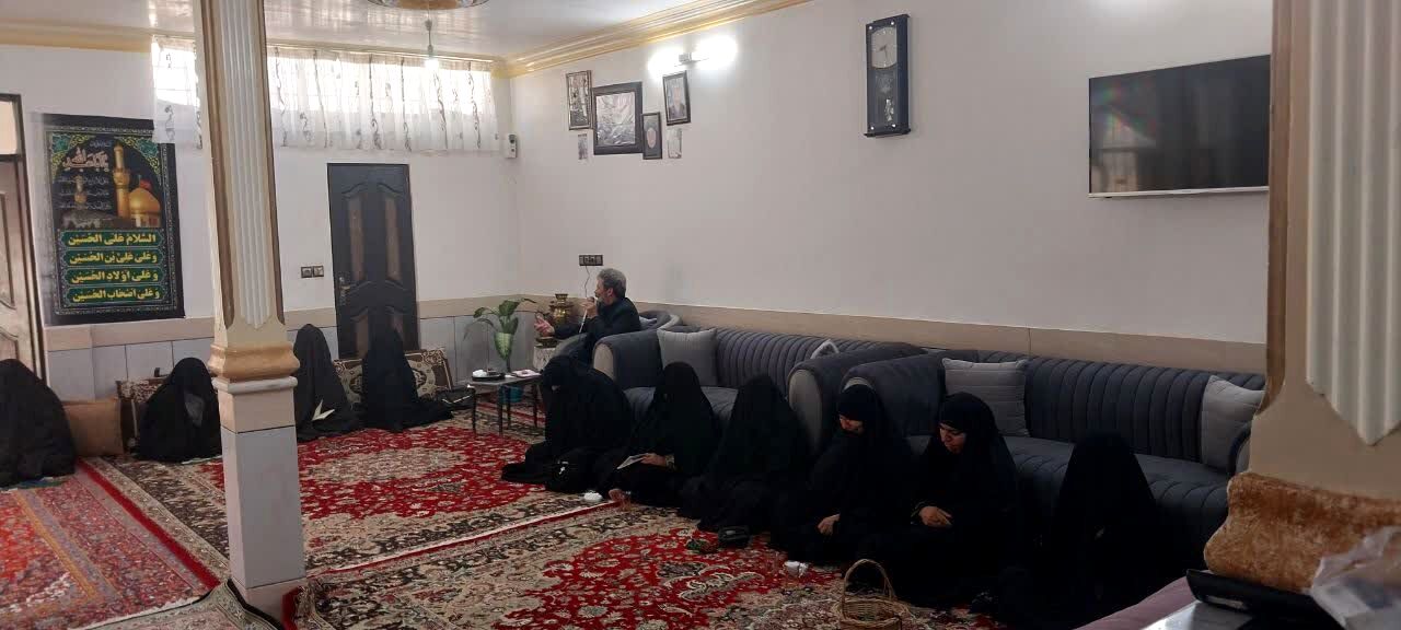 برگزاری روضه های خانگی در روستای فدافن