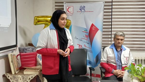 گرامیداشت سالگرد امور جوانان هلال احمر در قائمشهر