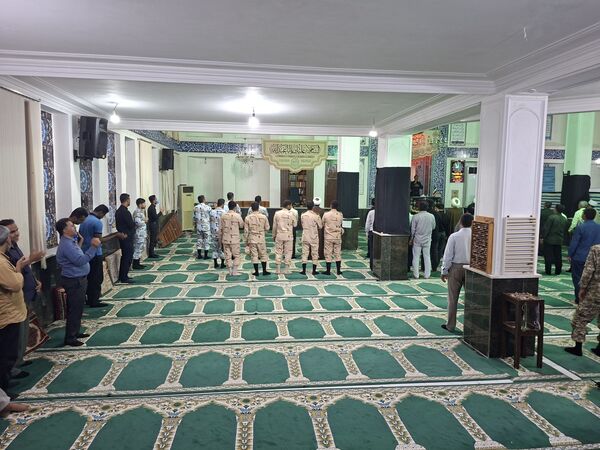 مراسم ارتحال حضرت امام خمینی (ره) در جزیره بوموسی 