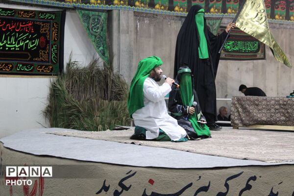 کربلا در قاب تعزیه در شهر سامان 