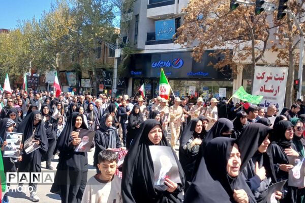 مراسم بزرگداشت چهلمین روز شهادت قائد امت در بجنورد