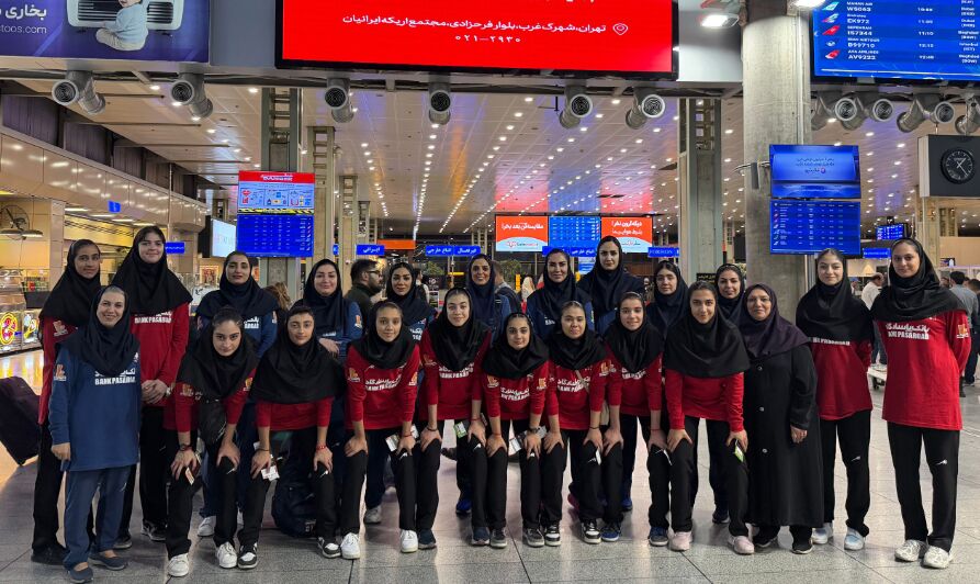 تیم والیبال زیر ۱۶ سال دختر ایران راهی اردن شد