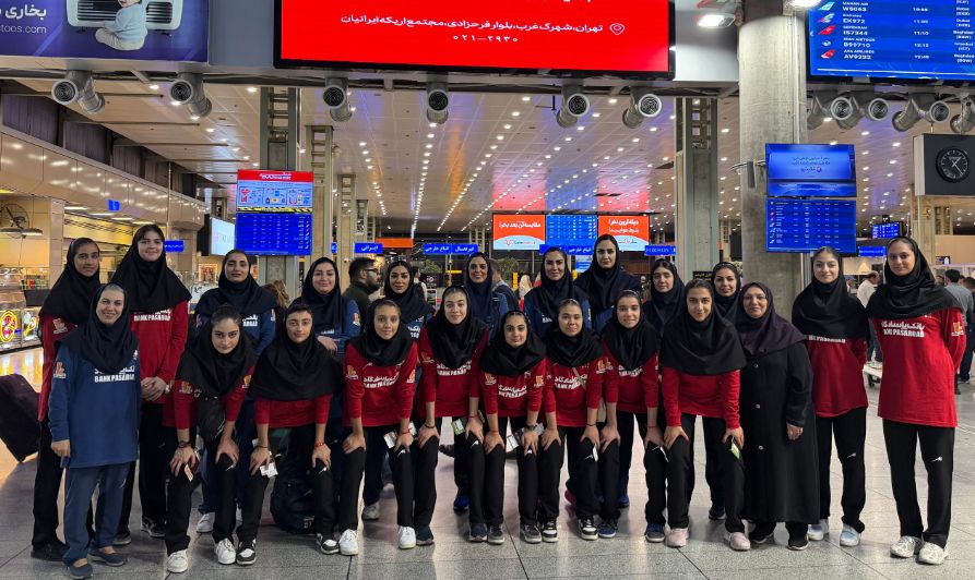 تیم والیبال زیر ۱۶ سال دختر ایران راهی اردن شد