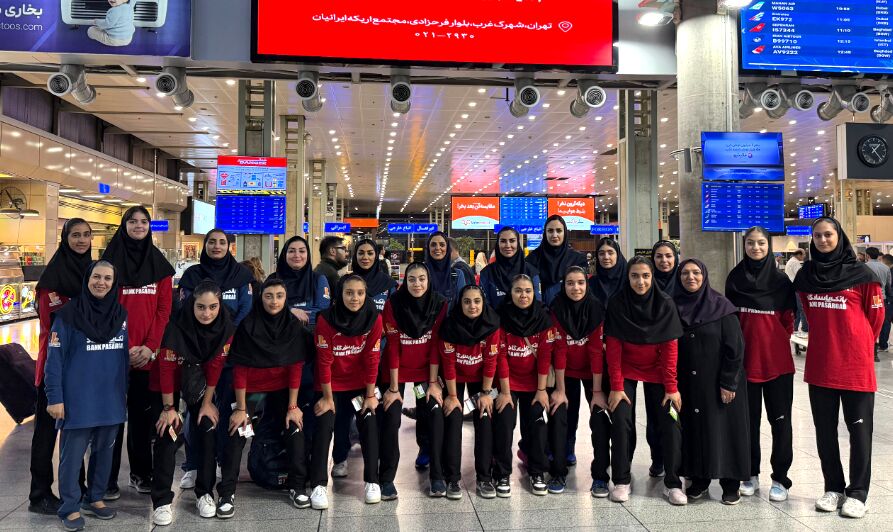 تیم والیبال زیر ۱۶ سال دختر ایران راهی اردن شد