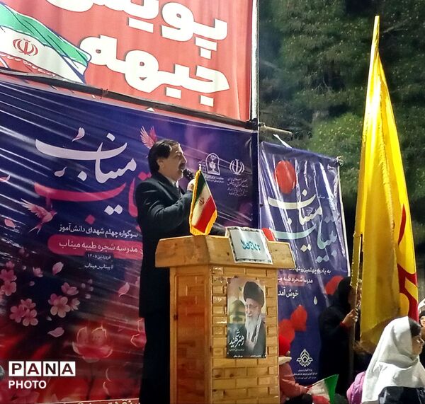حضور مردم شهرستان مانه در مراسم چهلم کودکان جان‌باخته میناب