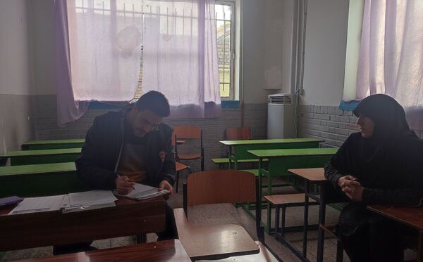 بازید راهبران آموزشی از دبیرستان میثاق منطقه تبادکان مشهد