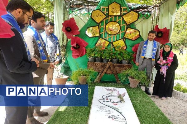 گردهمایی بیست و پنجمین سالروز  تاسیس سازمان دانش‌آموزی خراسان رضوی در اردوگاه باغرود نیشابور