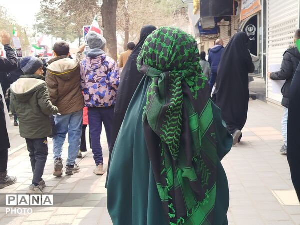 حماسه سازی مردم مقتدر و ولایتمدار شهرستان نیشابور در راهپیمایی روز قدس