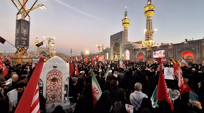 مشهد؛ تلاطم خون و عشق در راه رهبر