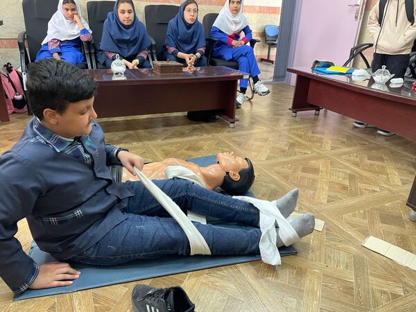 برگزاری جلسه آموزشی دانش‌آموزان سفیر سلامت  منتخب جهت حضور در مسابقات استانی