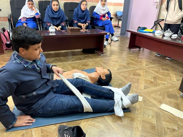 برگزاری جلسه آموزشی دانش‌آموزان سفیر سلامت  منتخب جهت حضور در مسابقات استانی