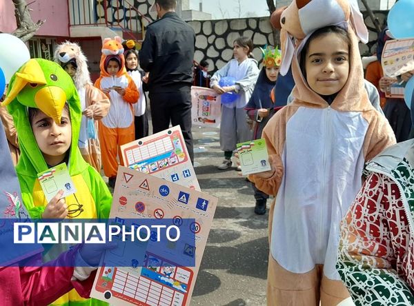 برگزاری طرح ایمنی  و سلامت با پویش نه به تصادف در مدرسه دختران شاخص 