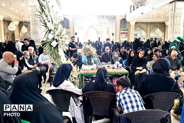مراسم سالگرد سردار سلامی در مصلی حرم حضرت عبدالعظیم