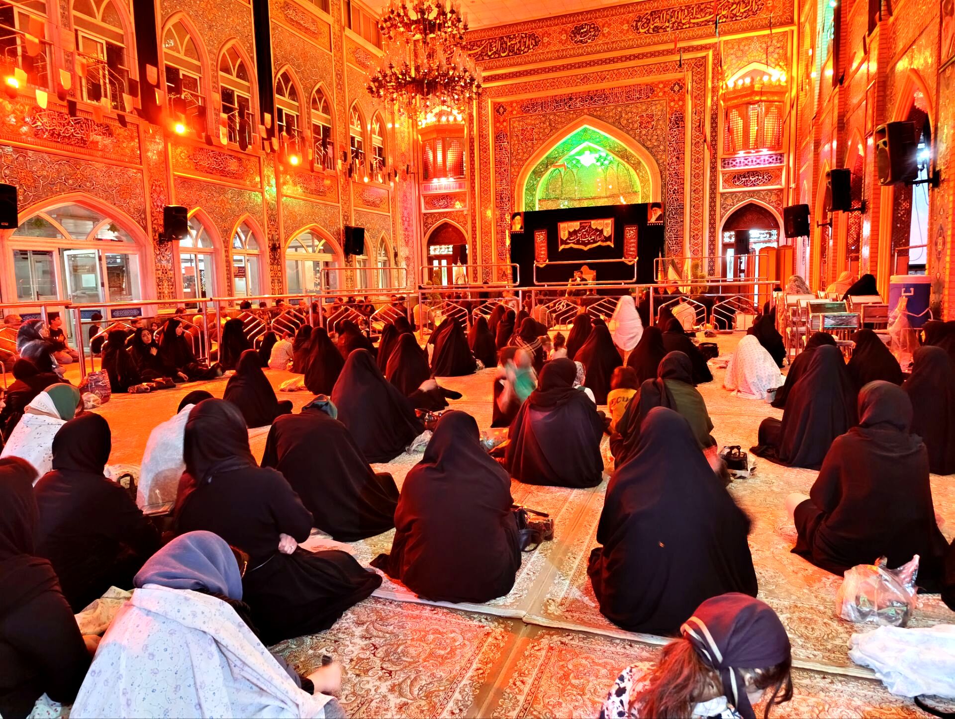 برگزاری مراسم عزاداری شب دوم  ماه محرم در تکیه ابوالفضلی نیشابور