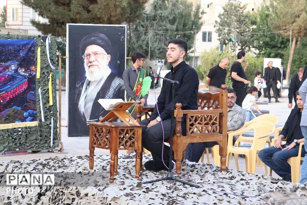 طنین یاد شهدا در فضای ملکوتی امام‌زاده عقیل (ع) اسلامشهر