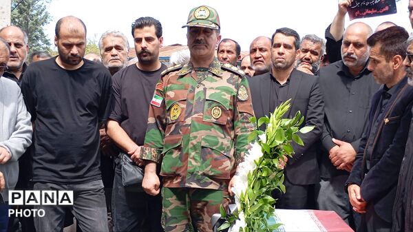 تشیع پیکر شهید محمد عباسی در گرگان