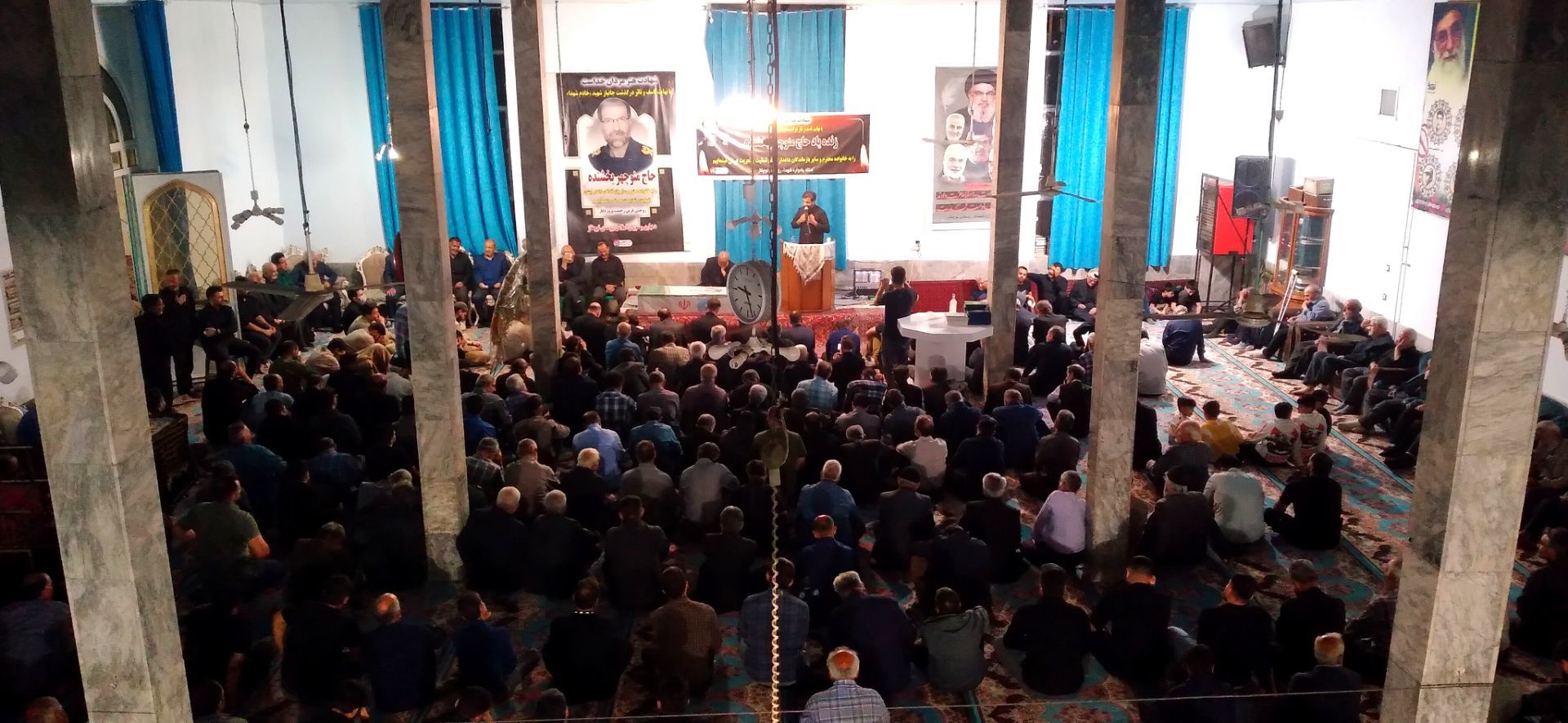 وداع با پیکر جانباز شهید حاج منوچهر بخشنده