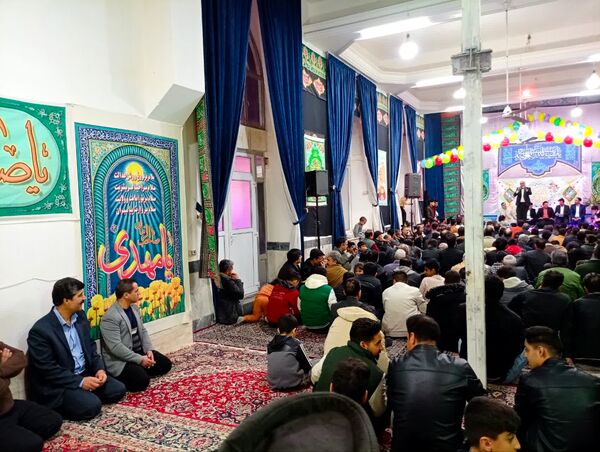 جشن ولادت حضرت مهدی (عج) در روستای فدافن