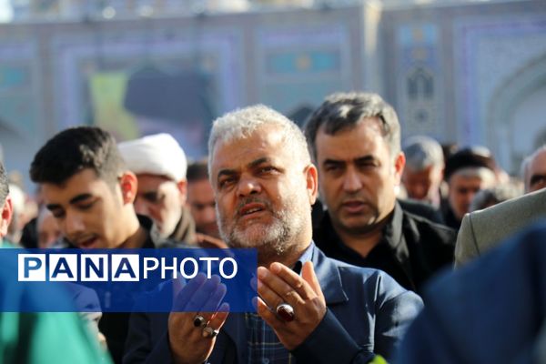 حرم مطهر رضوی، غرق در نوای مهمانان خدا