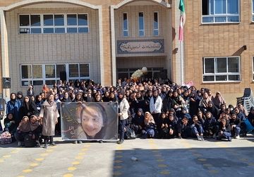 جشن تولد خیر نیک اندیش در دبیرستان آرینا یعقوبی اصفهان