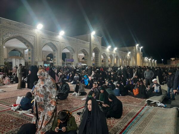 مراسم احیا در شب ۲۳ ماه رمضان در حرم مطهر رضوی 