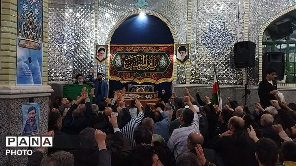اجتماع بزرگ مردم نیشابور در پی محکومیت حمله رژیم صهیونسیتی و آمریکای جنایتکار به ایران 