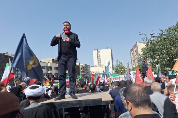 تشییع پیکر شهدای اقتدار در تهران ایران