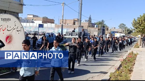 برپایی هیئت عزاداری دانش‌آموزی «قاسم ابن الحسن(ع)» در دبیرستان رئیس‌زاده خلیل‌آباد