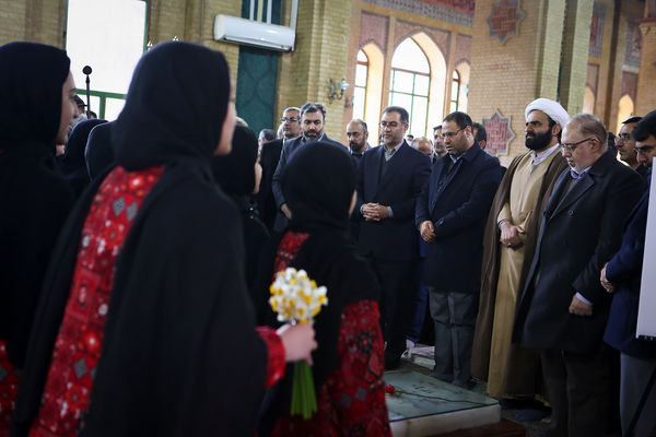 مراسم تجدید میثاق شورای معاونان آموزش و پرورش با آرمان‌های امام راحل (ره)