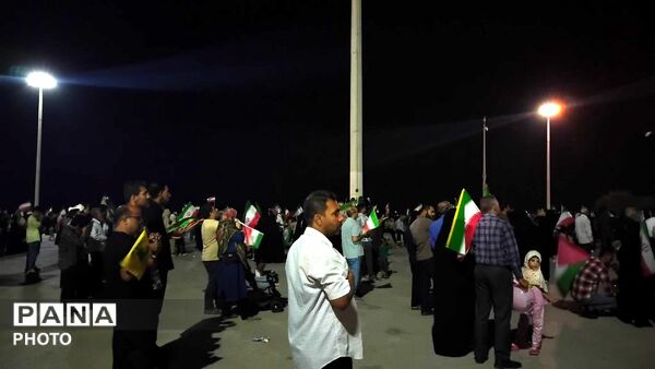 اجتماع پرشور بندرعباس با حضور پیکر شهید امیر ناصری دهبارزی و خادمان حرم رضوی
