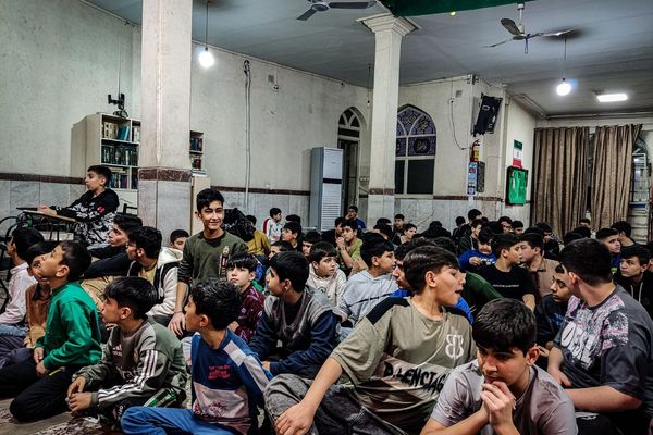 افتتاحیه اعتکاف دانش‌آموزی مسجد قمربنی هاشم باقرشهر 