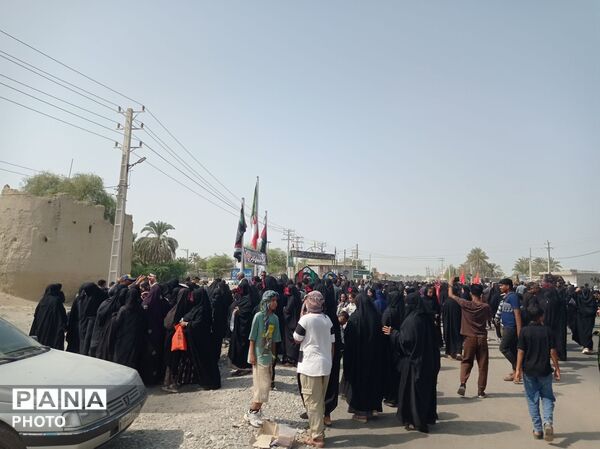 شکوه ارادت نسل نو در همایش پیاده‌روی «جاماندگان اربعین» روستای کنارترش