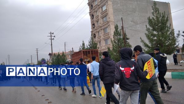  راهپیمائی ۱۳ آبان در شهرستان هلیلان 