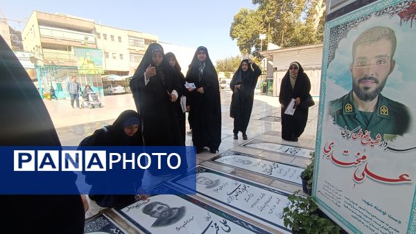 حضور دانش آموزان دبیرستان سردار شهید قاسم سلیمانی ناحیه ۴ کرج در نماز جمعه