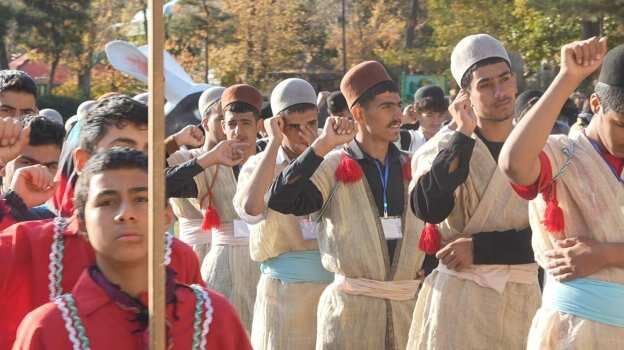 برگزاری آیین «روز دانش‌آموز» در بیست‌وچهارمین اردوی کشوری دانش‌آموزان عشایر